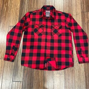 DIXXON Flannel Co, REDRUM Long Sleeve Button Up Shirt